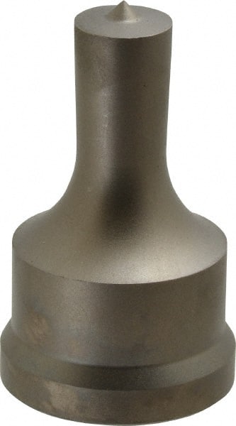 Cleveland Steel Tool - 11/16 Inch Diameter Round Ironworker Punch - 1-17/32 Inch Body Diameter, 1-11/16 Inch Head Diameter, 2-11/16 Inch Overall Length - Exact Tooling