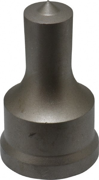 Cleveland Steel Tool - 13/16 Inch Diameter Round Ironworker Punch - 1-17/32 Inch Body Diameter, 1-11/16 Inch Head Diameter, 2-11/16 Inch Overall Length - Exact Tooling