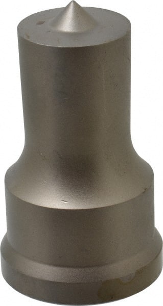 Cleveland Steel Tool - 1-1/8 Inch Diameter Round Ironworker Punch - 1-17/32 Inch Body Diameter, 1-11/16 Inch Head Diameter, 2-11/16 Inch Overall Length - Exact Tooling