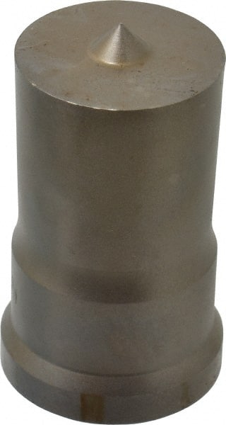Cleveland Steel Tool - 1-1/2 Inch Diameter Round Ironworker Punch - 1-17/32 Inch Body Diameter, 1-11/16 Inch Head Diameter, 2-11/16 Inch Overall Length - Exact Tooling