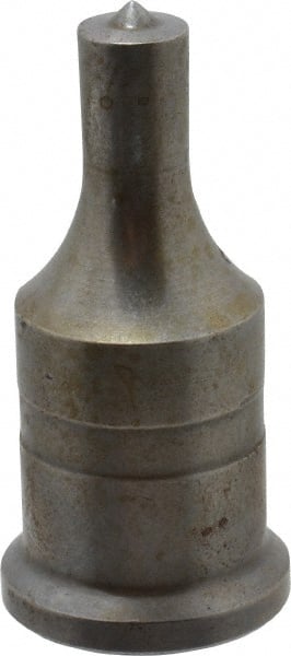Cleveland Steel Tool - 7/16 Inch Diameter Round Ironworker Punch - 1 Inch Body Diameter, 1-3/16 Inch Head Diameter, 2-7/16 Inch Overall Length - Exact Tooling