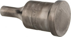 Cleveland Steel Tool - 1/2 Inch Diameter Round Ironworker Punch - 1-1/4 Inch Body Diameter, 1-1/2 Inch Head Diameter, 3-1/8 Inch Overall Length - Exact Tooling