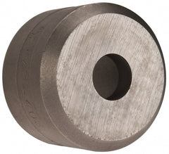 Cleveland Steel Tool - 15/32 Inch Diameter Round Ironworker Die - 1-1/2 Inch Head Diameter, 1 Inch Head Height - Exact Tooling