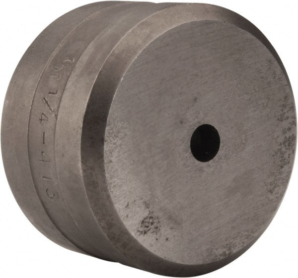 Cleveland Steel Tool - 1/4 Inch Diameter Round Ironworker Die - 1-13/16 Inch Head Diameter, 1-1/8 Inch Head Height - Exact Tooling