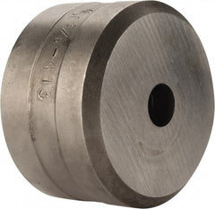 Cleveland Steel Tool - 3/8 Inch Diameter Round Ironworker Die - 1-13/16 Inch Head Diameter, 1-1/8 Inch Head Height - Exact Tooling
