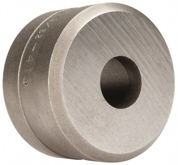 Cleveland Steel Tool - 19/32 Inch Diameter Round Ironworker Die - 1-13/16 Inch Head Diameter, 1-1/8 Inch Head Height - Exact Tooling