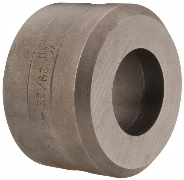 Cleveland Steel Tool - 29/32 Inch Diameter Round Ironworker Die - 1-13/16 Inch Head Diameter, 1-1/8 Inch Head Height - Exact Tooling