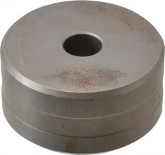 Cleveland Steel Tool - 3/8 Inch Diameter Round Ironworker Die - 2 Inch Head Diameter, 1 Inch Head Height - Exact Tooling