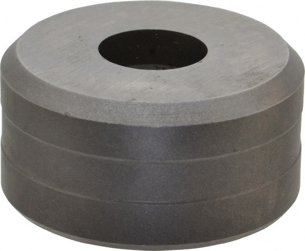 Cleveland Steel Tool - 23/32 Inch Diameter Round Ironworker Die - 2 Inch Head Diameter, 1 Inch Head Height - Exact Tooling