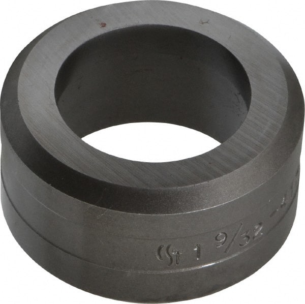 Cleveland Steel Tool - 1-9/32 Inch Diameter Round Ironworker Die - 2 Inch Head Diameter, 1 Inch Head Height - Exact Tooling