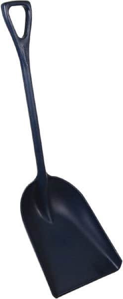 Remco - 17-1/8" High Square Plastic Shovel - 27" Long D-Grip Handle - Exact Tooling