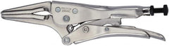 Proto - 6-7/8" OAL Long Nose Serrated Jaw Locking Pliers - 5/16" Jaw Width, 1-31/32" Jaw Depth - Exact Tooling