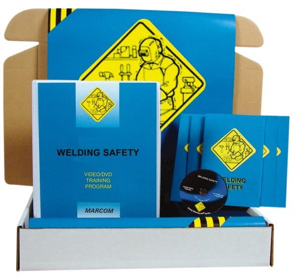 Marcom - Welding Safety, Multimedia Training Kit - 14 Minute Run Time DVD, English and Spanish - Exact Tooling