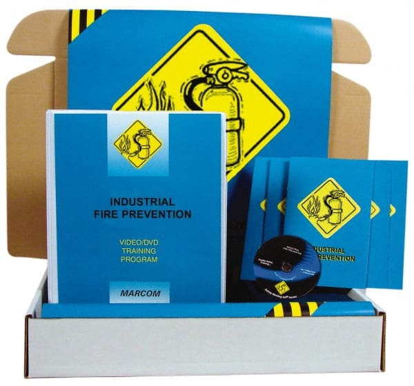 Marcom - Industrial Fire Prevention, Multimedia Training Kit - 22 Minute Run Time DVD, English and Spanish - Exact Tooling