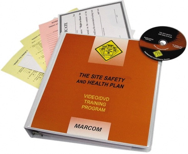 Marcom - The Site Safety & Health Plan, Multimedia Training Kit - 20 min Run Time DVD, English & Spanish - Exact Tooling
