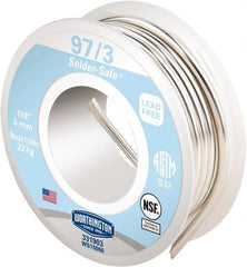 Worthington - 0.1180 Inch Diameter, Tin and Copper, 97/3 Lead Free Solder - 1/2 Lb. - Exact Tooling