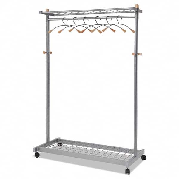 Alba - Coat Racks, Hooks & Shelving Type: Floor Rack Number of Hooks: 6 - Exact Tooling