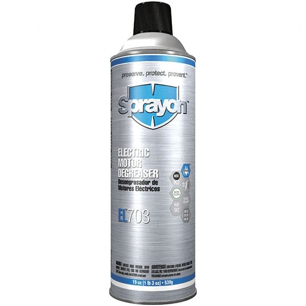 Sprayon - 19 Ounce Aerosol Electrical Grade Cleaner/Degreaser - Nonflammable - Exact Tooling