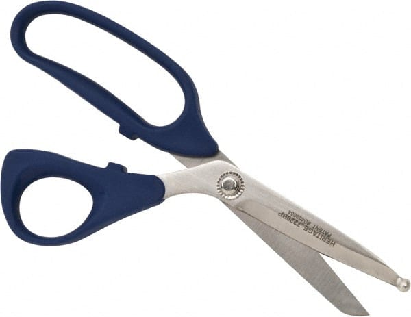 Heritage Cutlery - 3" LOC, 9" OAL Stainless Steel Standard Shears - Ambidextrous, Plastic Bent Handle, For Poultry Processing - Exact Tooling