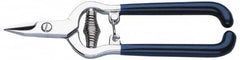 Heritage Cutlery - 5/8" Length of Cut, Straight Pattern Electrician's Snip - 6-1/2" OAL, Slip Resistant Grip Handle - Exact Tooling
