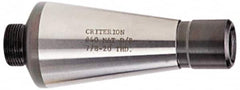 Criterion - 2-1/4-10 Threaded Mount, Boring Head Taper Shank - Threaded Mount Mount, 1-1/4 Inch Projection, 3.38 Inch Nose Diameter - Exact Tooling