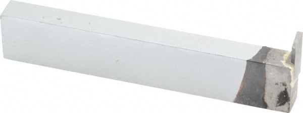 Accupro - 3/4 x 3/8" Shank, Cutoff & Grooving Single Point Tool Bit - GR-080002, Grade Micrograin, 0.08" Groove Width, 0.27" Depth of Cut - Exact Tooling