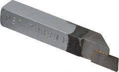 Accupro - 3/8 x 3/8" Shank, Cutoff & Grooving Single Point Tool Bit - GS-068002, Grade Micrograin, 0.068" Groove Width, 0.21" Depth of Cut - Exact Tooling