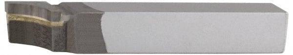Accupro - 3-1/2 Inch Long, 5/16 Inch Radius, Left Hand, Concave, RAL Style Radius Cutting Tool Bit - 1/2 Inch Long Tip, 1/8 Inch Thick, 1/2 Inch Shank Square, Carbide Tip - Exact Tooling