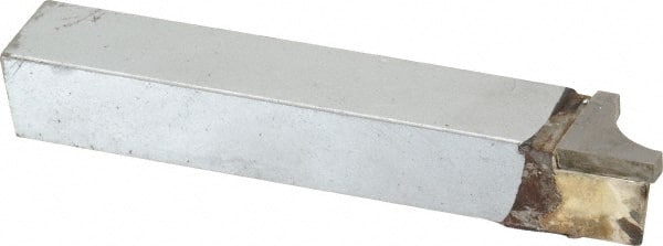 Accupro - 3-1/2 Inch Long, 3/8 Inch Radius, Right Hand, Concave, RAD Style Radius Cutting Tool Bit - 1/2 Inch Long Tip, 1/8 Inch Thick, 1/2 Inch Shank Square, Carbide Tip - Exact Tooling