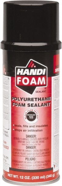 Fomo Products Inc. - 12 oz Aerosol Black Polyurethane Foam - -200 to 240°F Operating Temp, 5 min Tack Free Dry Time, 24 hr Full Cure Time - Exact Tooling