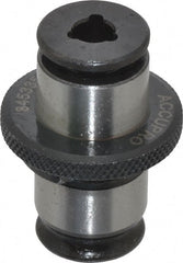 Accupro - 0.255" Tap Shank Diam, 0.191" Tap Square Size, 1/4" Tap, #1 Tapping Adapter - 0.276" Projection, 0.5118" Tap Depth, 25.5mm OAL, 19mm Shank OD, Through Coolant, Series WE 1 KP - Exact Tooling