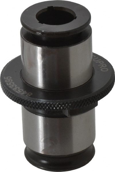Accupro - 0.59" Tap Shank Diam, 0.442" Tap Square Size, 3/4" Tap, #2 Tapping Adapter - 0.433" Projection, 0.7874" Tap Depth, 40mm OAL, 31mm Shank OD, Through Coolant, Series WE 2 KP - Exact Tooling