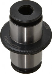 Accupro - 0.48" Tap Shank Diam, 0.36" Tap Square Size, 5/8" Tap, #2 Tapping Adapter - 0.433" Projection, 0.7874" Tap Depth, 40mm OAL, 31mm Shank OD, Through Coolant, Series WE 2 KP - Exact Tooling