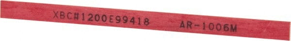 Value Collection - Rectangular, Ceramic Fiber Finishing Stick - 4" Long x 15/64" Width, 1,200 Grit, Ultra Fine Grade - Exact Tooling