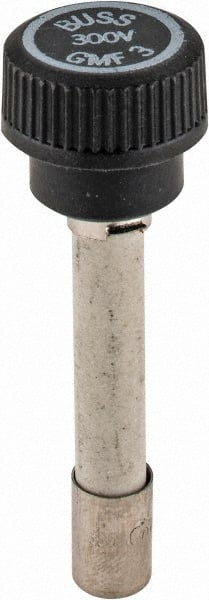 Cooper Bussmann - 300 VAC, 3 Amp, Time Delay Size Rejecting/NonRejecting Fuse - Fuse Holder Mount, 2-1/4" OAL, 10 at AC kA Rating, 15.9mm Diam - Exact Tooling