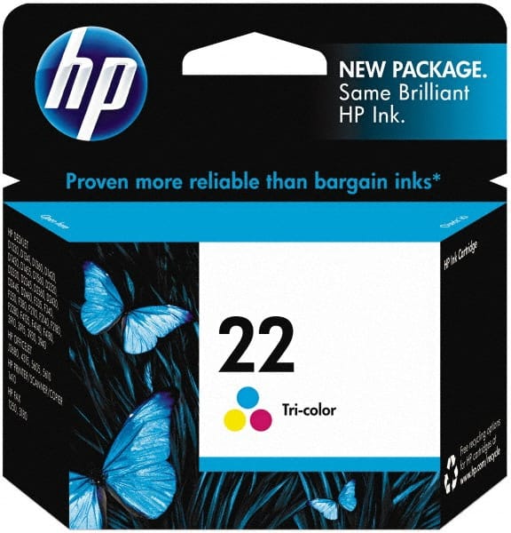 Hewlett-Packard - Cyan, Magenta & Yellow Ink Cartridge - Use with HP Deskjet D2230, D2345, D2360, D2430, D2445, D2460, F340, F380, F2140, F2180, F2240 - Exact Tooling