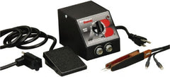 American Beauty - 110/120 Volt, 0 to 100 Watt, Resistance Soldering System - Includes Power Unit, Handpiece & Footswitch - Exact Tooling