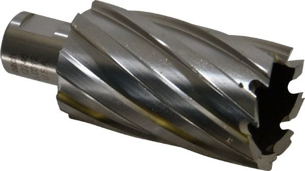 Hougen - 1-7/16" Diam x 2" Deep High Speed Steel Annular Cutter - Exact Tooling