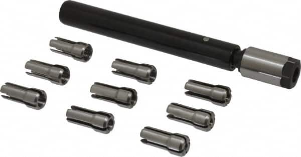 Erickson - 3/4 Inch Shank Diameter, Tension and Compression, Tapping Chuck Set - 0 to 1/2 Inch Collect Capacity, Straight Shank - Exact Tooling