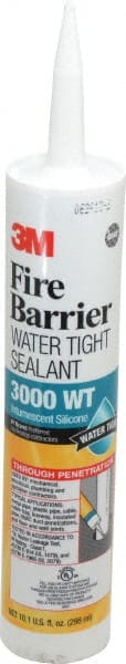 3M - 10.1 oz Cartridge Gray RTV Silicone Joint Sealant - 14 to 230°F Operating Temp, Series 3000WT - Exact Tooling