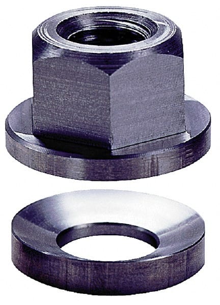 TE-CO - Spherical Flange Nuts System of Measurement: Inch Thread Size (Inch): 1/4-20 - Exact Tooling