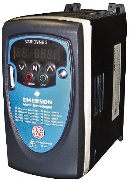 US Motors - Three Phase, 200-240 Volt, 1/3 hp, Variable Frequency Drive - 3" Wide x 5.71" Deep x 6" High, NEMA 1 - Exact Tooling