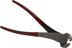 Proto - 8-1/4" OAL, End Cutting Pliers - 5/16" Jaw Length x 1-3/4" Jaw Width, Plastisol Handle - Exact Tooling
