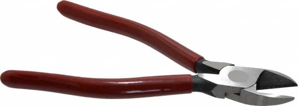 Proto - 7-5/16" OAL, Diagonal Cutter - 1" Jaw Length x 7/8" Jaw Width, Oval Head, Plastisol Handle - Exact Tooling