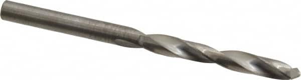 Atrax - 13/64" 118° Solid Carbide Jobber Drill - Bright Finish, Right Hand Cut, Spiral Flute, Straight Shank, 3" OAL, Standard Point - Exact Tooling