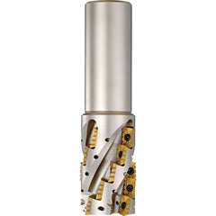 Kyocera - Indexable Square-Shoulder End Mills; Cutting Diameter (Decimal Inch): 1.5000 ; Cutting Diameter (Inch): 1.5 ; Shank Type: Cylindrical ; Shank Diameter (Inch): 1.5000 ; Overall Length/Projection (Decimal Inch): 5.2800 ; Lead Angle: 90 - Exact Tooling