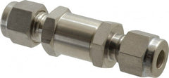 Ham-Let - 1/4" Stainless Steel Check Valve - Inline, Comp x Comp, 3,000 WOG - Exact Tooling