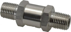 Ham-Let - 1/4" Stainless Steel Check Valve - Inline, MNPT x MNPT, 3,000 WOG - Exact Tooling