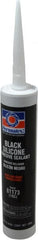 Permatex - 11 oz Cartridge Black RTV Silicone Gasket Sealant - -75 to 450°F Operating Temp, 24 hr Full Cure Time - Exact Tooling