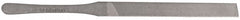Proto - 5-1/4" Long, Smooth Cut, Flat American-Pattern File - Double Cut, 1/4" Overall Thickness, Tang - Exact Tooling